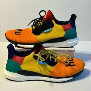 Adidas Solar HU Glide x Pharrell Bold Gold #BB8042 Men’s Size 12.5 Boost Rare